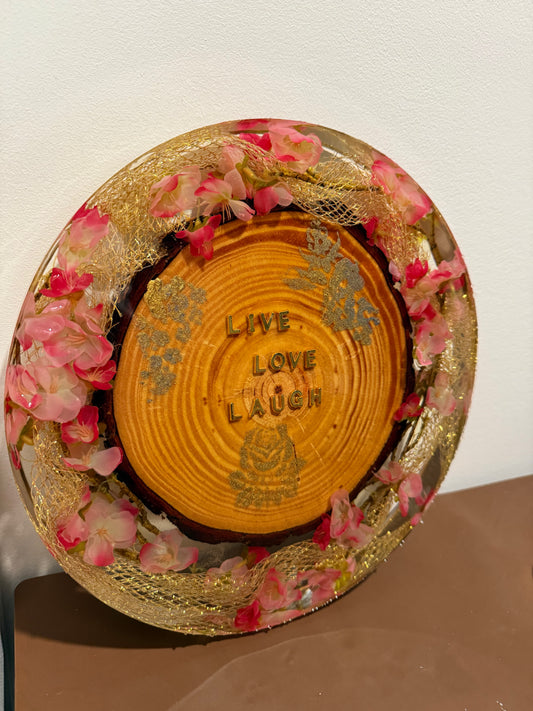 Custom flower preservation (lrg round)