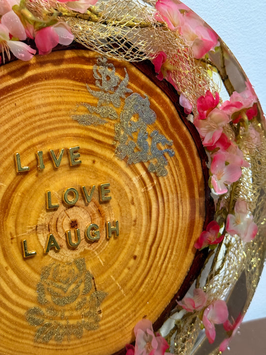 Custom flower preservation (lrg round)